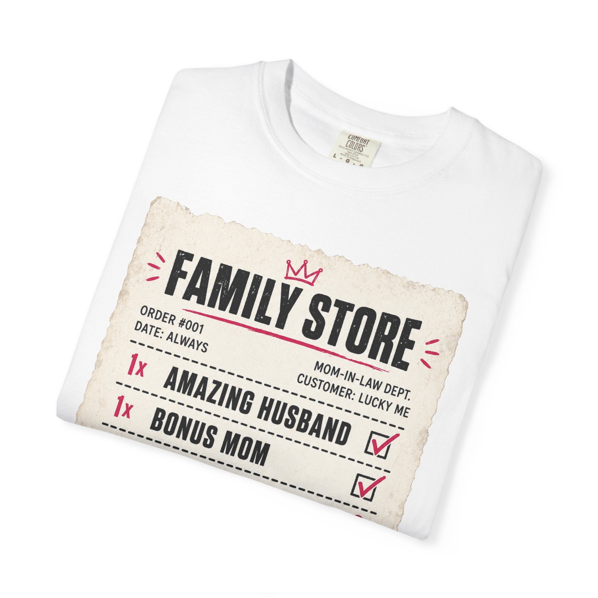 Mother In Law Day 'Family Store' T-Shirt — Blessed Bonus Mom & Amazing Husband Gift