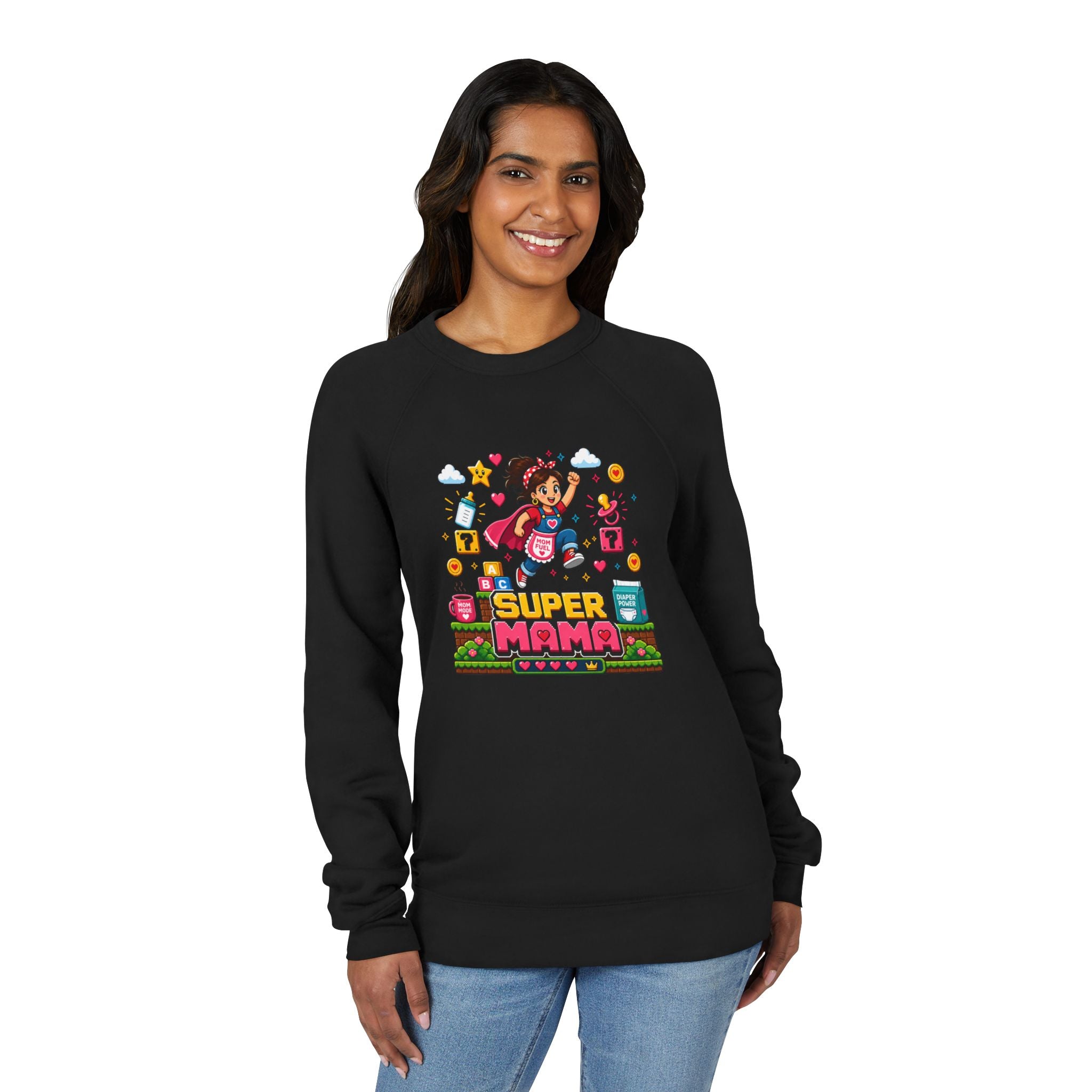 Super Mama Retro Gaming Sweatshirt