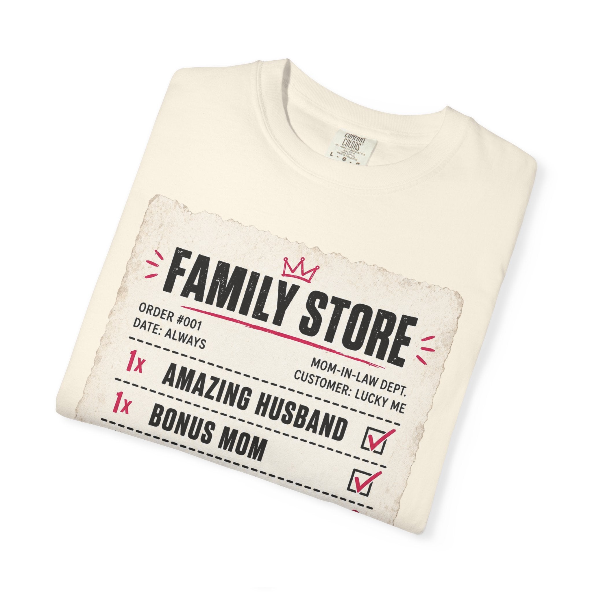 Mother In Law Day 'Family Store' T-Shirt — Blessed Bonus Mom & Amazing Husband Gift